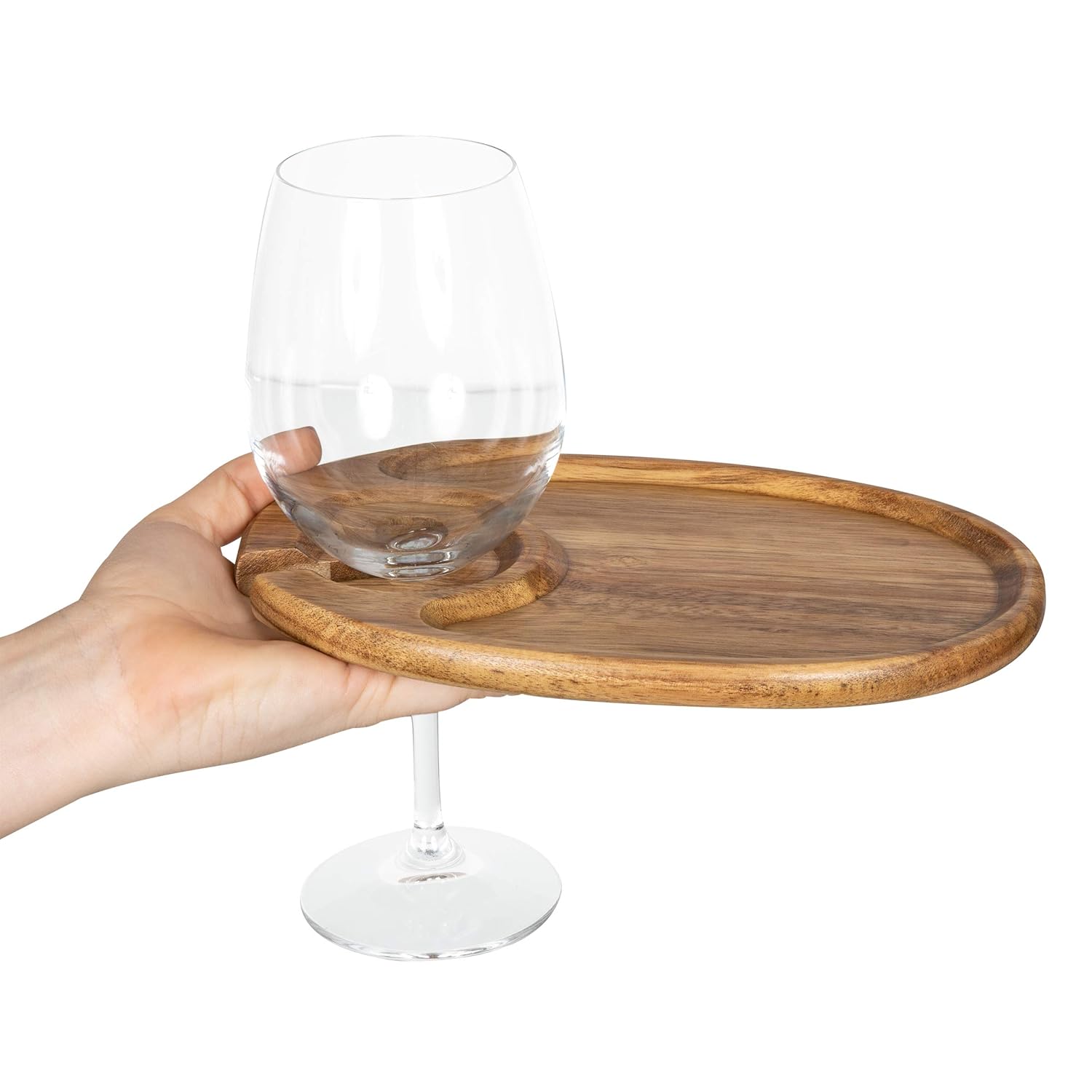 🎅Christmas Promotion 48% OFF-🎁-Appetizer Plate with Wine Glass Holder