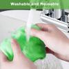 Windshield Cleaning Tool with 4 Washable Microfiber Pads