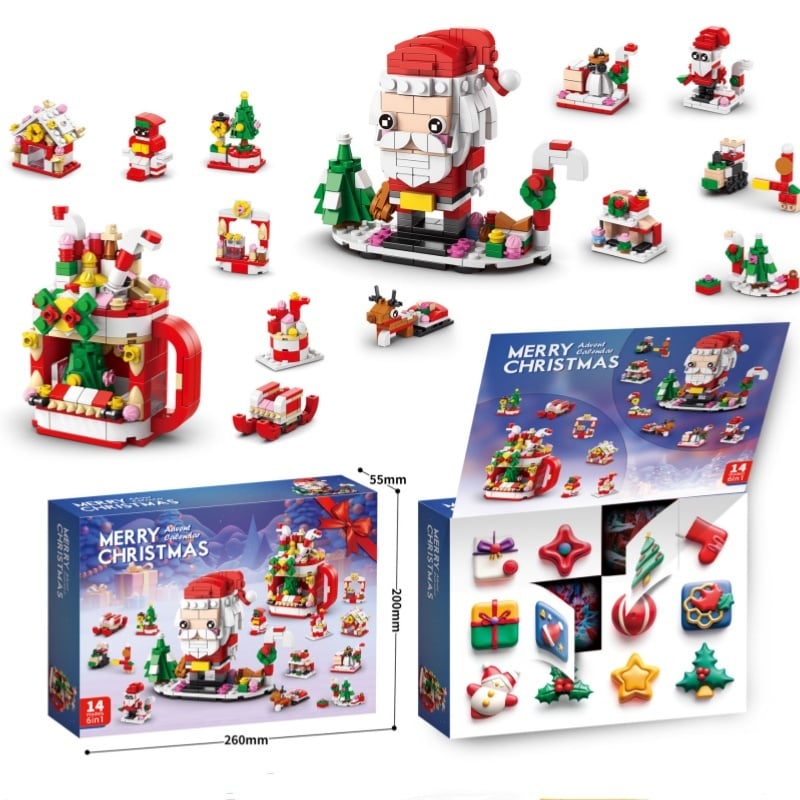 TikTok Last Day Promotion -70% OFF🎉Advent Calendar 2024 Christmas Building Toy Set for Kids