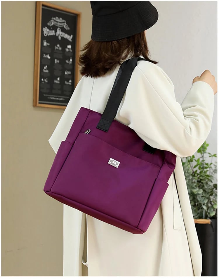🔥Last Day Promotion 70% OFF👜Large Capacity Water Repellent Multi Pocket Nylon Shoulder Bag
