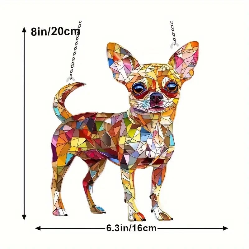 🌞Last Day 49% OFF🐕‍🦺Cute Chihuahua Suncatcher