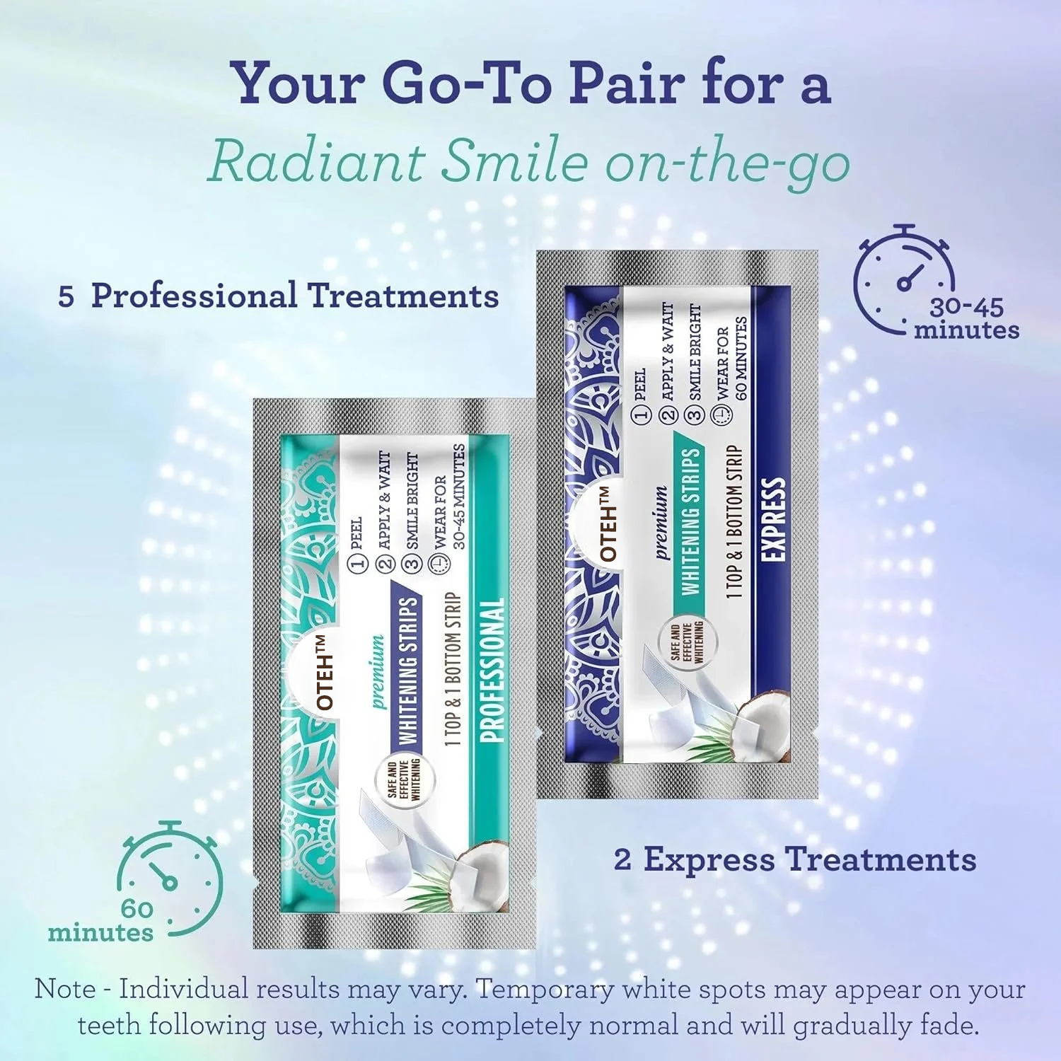🔥Last 4 hours Sale--GuruNanda Teeth Whitening Strips