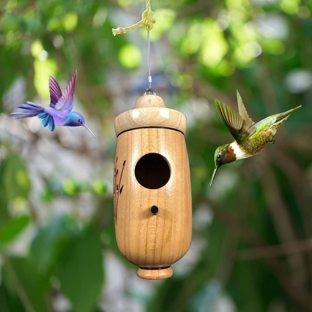 ⏳Limited Time 49% OFF💕Wooden Hummingbird House-Gift for Nature Lovers