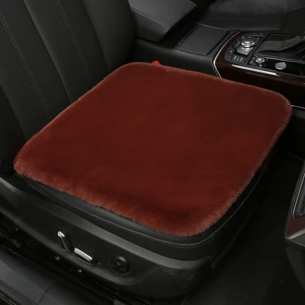 Plush Car Seat Cushion.