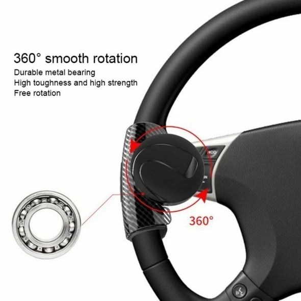 Christmas Pre-Sale 48% OFF - Universal 360° Steering Wheel Booster Knob(BUY 3 FREE SHIPPING）