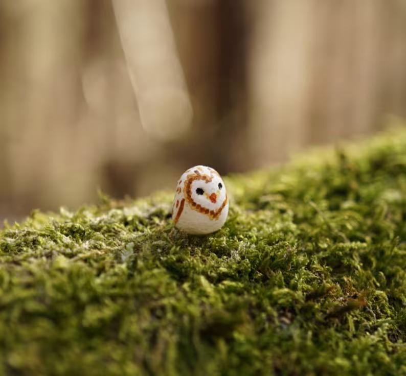 🦉 Charming Micro Owl Figurine