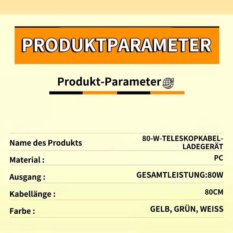 🔥Letzter Tag 49% Rabatt⚡3‑in‑1 GaN‑Schnellladegerät (80 W)