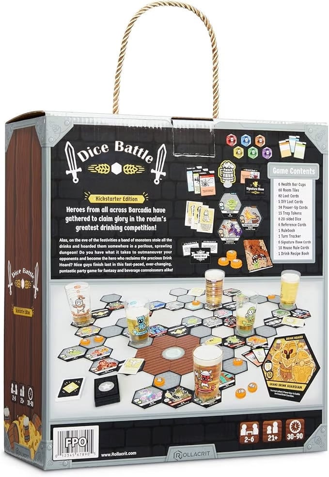 🔥LAST DAY 49% OFF🎲Bar Heroes Assemble! Dice Battle: Hire your legendary partners and fight in a night of alcohol🥂 (BUY 2 GET FREE SHIPPING)