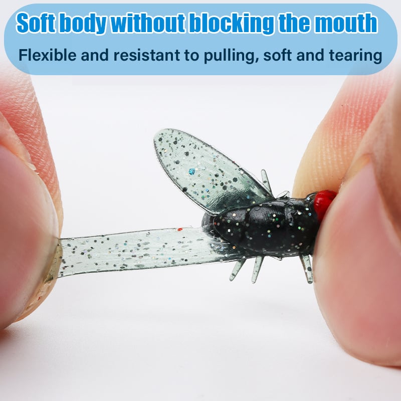 🔥Last Day Clearance Sale 60% OFF🔥Simulated Flies Fishing Attractor Bait Hook