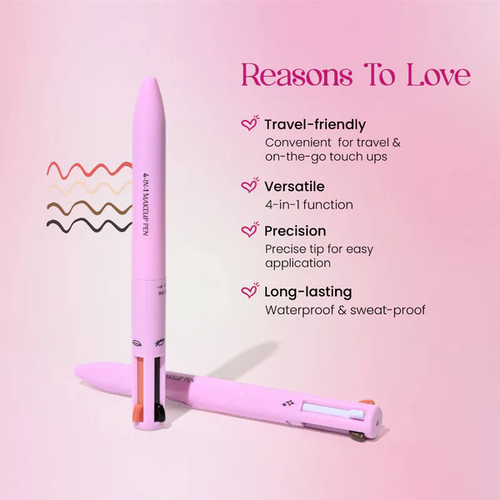 (🌲Early Christmas Sale- SAVE 48% OFF)GicibadyTM - 4 in 1 Make-Up Pen(Buy 2 Free 1)