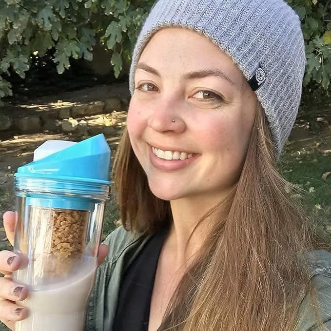 🎁TikTok Last Day Sale - 70% OFF✨🥣Portable Cereal Cup – The Ultimate On-the-Go Breakfast Revolution! 🥛