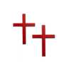 💥LAST DAY SALE 49% OFF💥✝ Christian Cross Sticker – Chrome Finish
