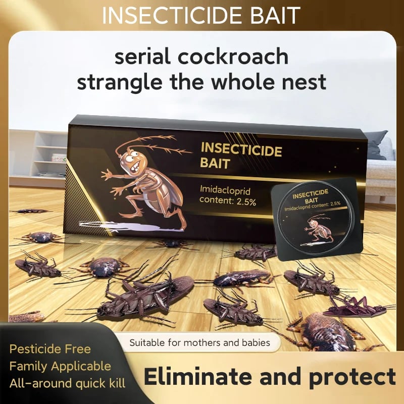 💯2023 All New 🚫 Cockroach Killer - Insecticide Bait🤩 “Imidacloprid“ content: 2.5%😎