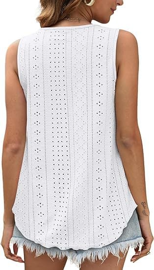 🔥Heißer Verkauf 70% Rabatt🔥Women's Vest ärmellos Rundhalsausschnitt Casual Sommer