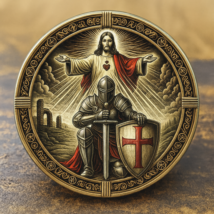 🛡️ Knight Templar Prayer Coin