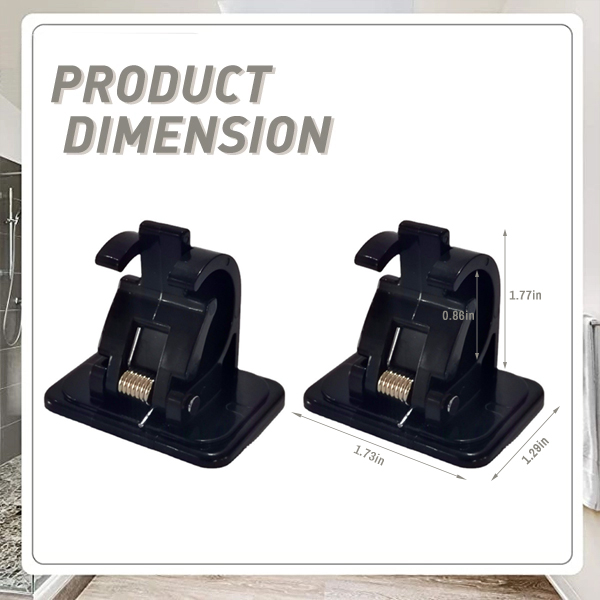 (🔥Hot Sale - 49% OFF)Nail-free Adjustable Rod Bracket Holders(Set of 2)-Buy 3 Get 1 Free