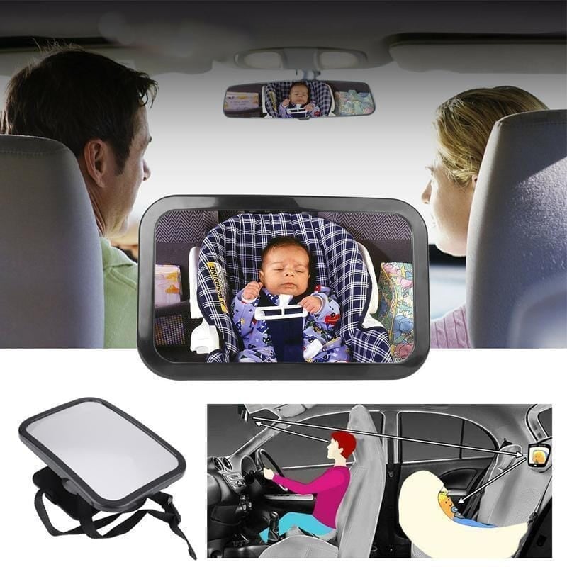 (🎉Last Day Promotion 50% OFF) Baby Safety Mirror For Car & Back Seat Mirror - Buy 2 Get Extra 10% OFF & FREE SHIPPING