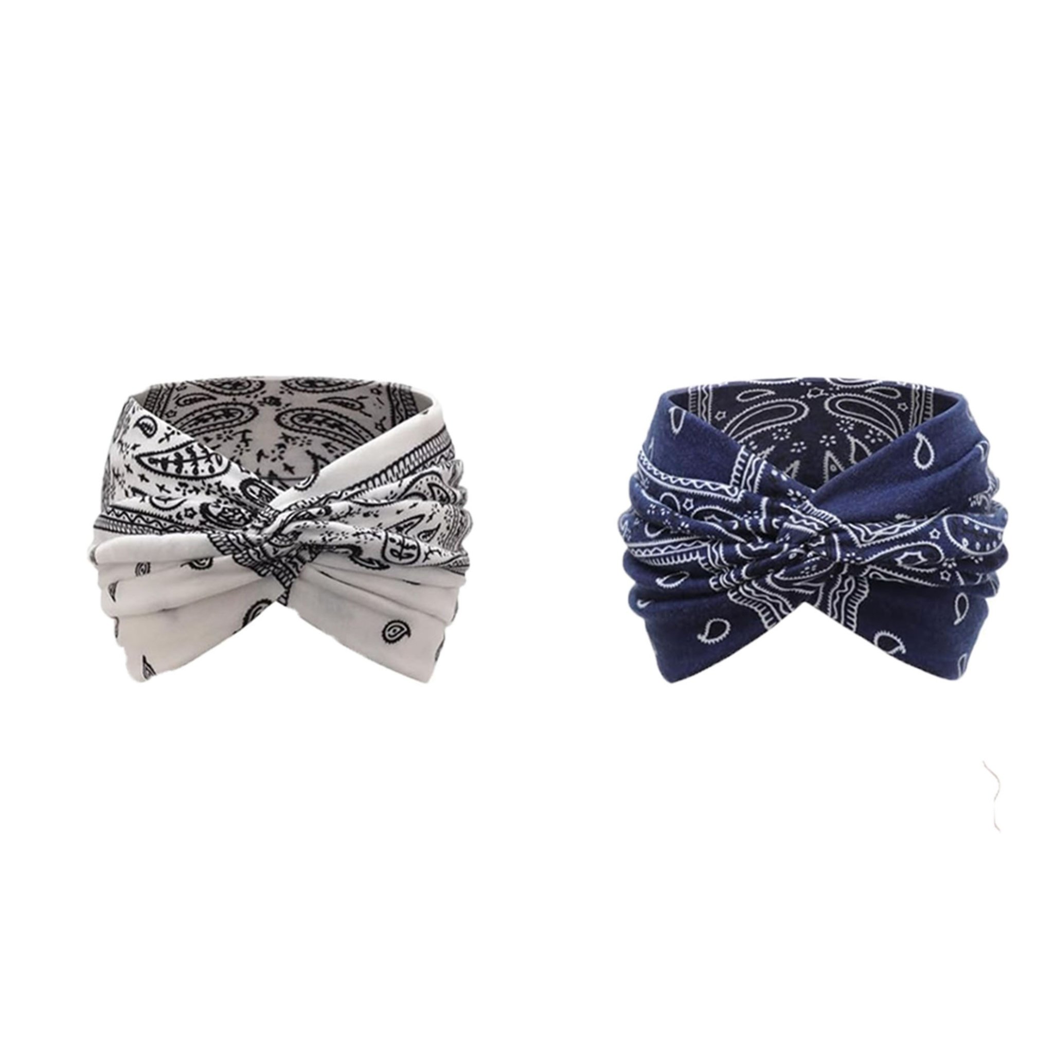 🔥Last Day Promotion 70% OFF🔥Boho Style&Paisley Print Hair Band Wide Elastic Hair Band(2PC)