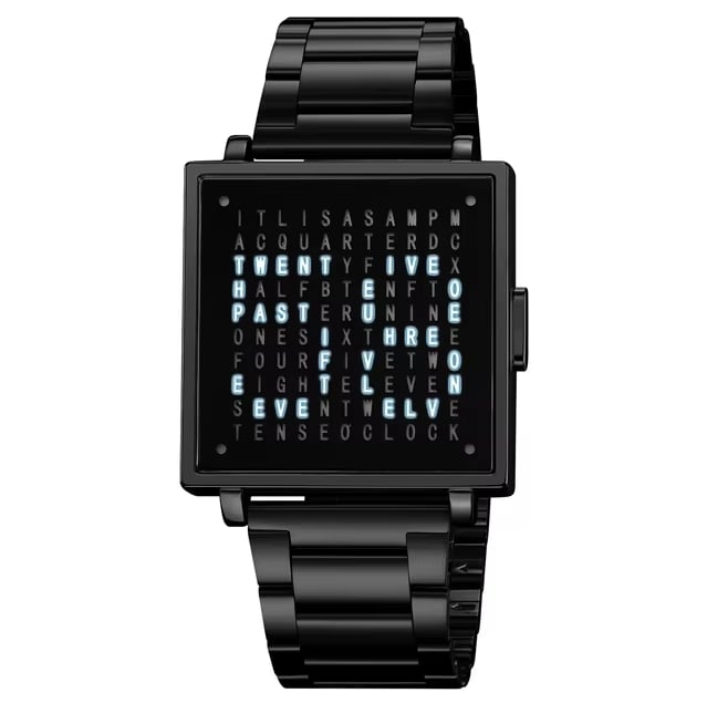 🔥Last Day Promotion 70% OFF🔥Qlocktwo W35 Fine Steel Unisex Watch