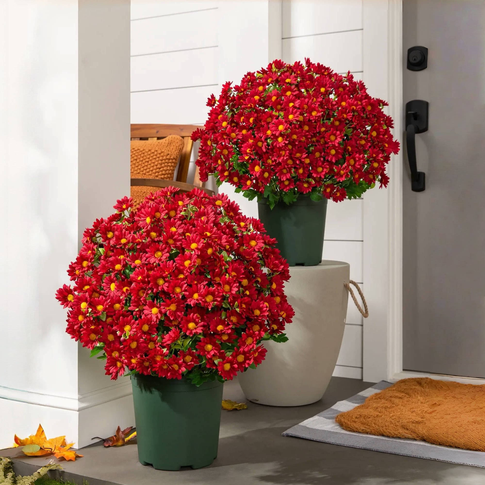 🔥Letzter Tag 49% Rabatt🌻Künstliche Chrysanthemen in Sonnenuntergangsfarben