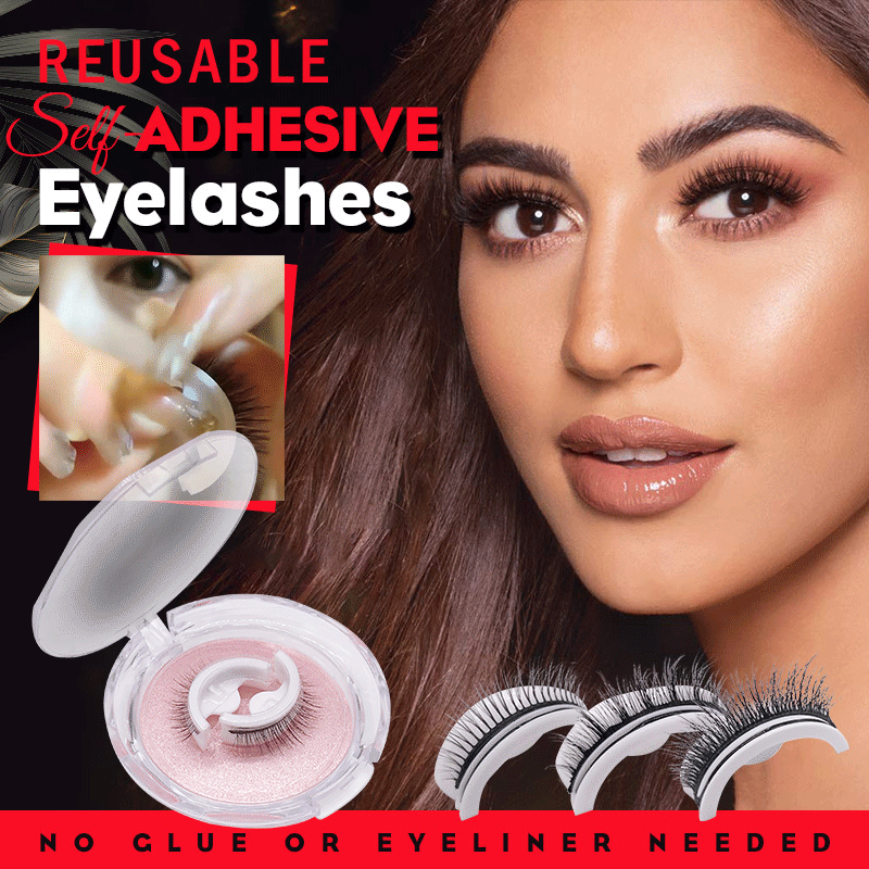 (🎄Early Christma Hot Sale-48% OFF)Reusable Self-Adhesive Eyelashes(BUY 2 GET 1 FREE)