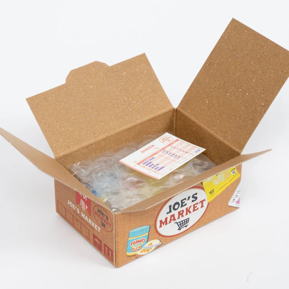 🔥Miniature Shipping Box Flake Sticker Set