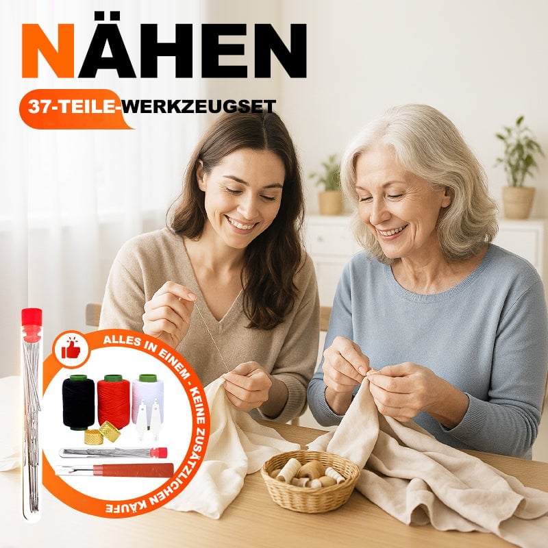 🔥Heißer Verkauf - 50% Rabatt🔥37 teiliges Nähwerkzeug-Set