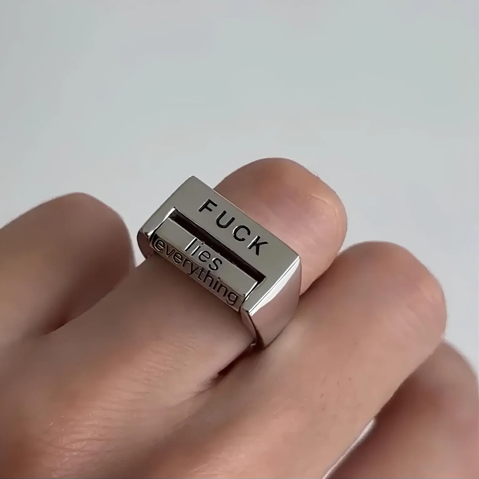 [Against&Adore Everything] 'F*CK'&'Love'Ring