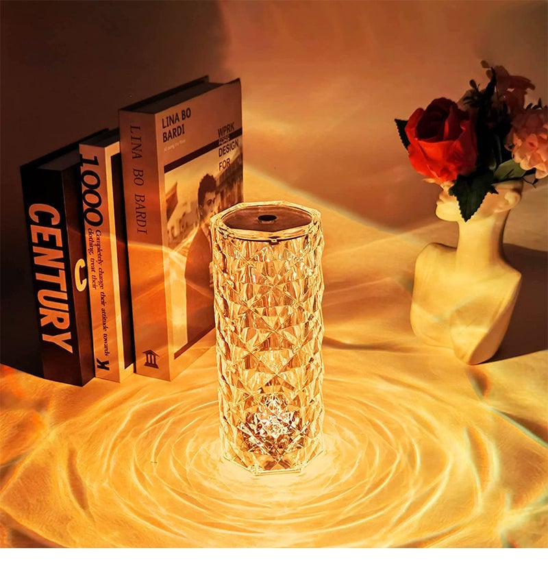 Mother's Day Limited Time Sale 70% OFF💓Touch Control Rose Crystal Lamp