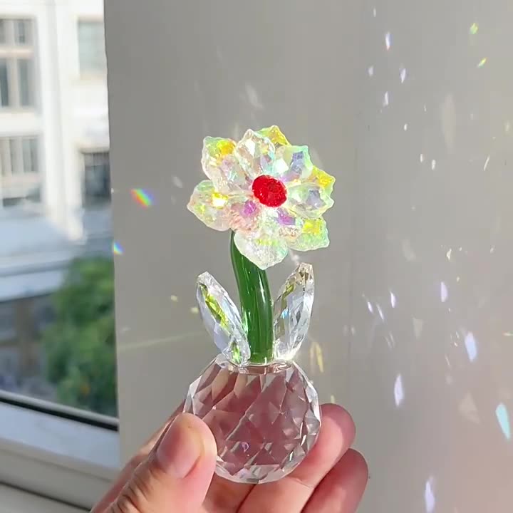 Crystal Sunflower Figurin