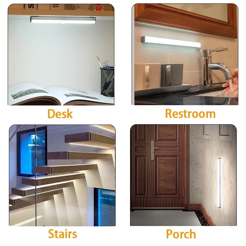 🔥Punch-free Smart Sensor Magnetic Rechargeable LED Lights