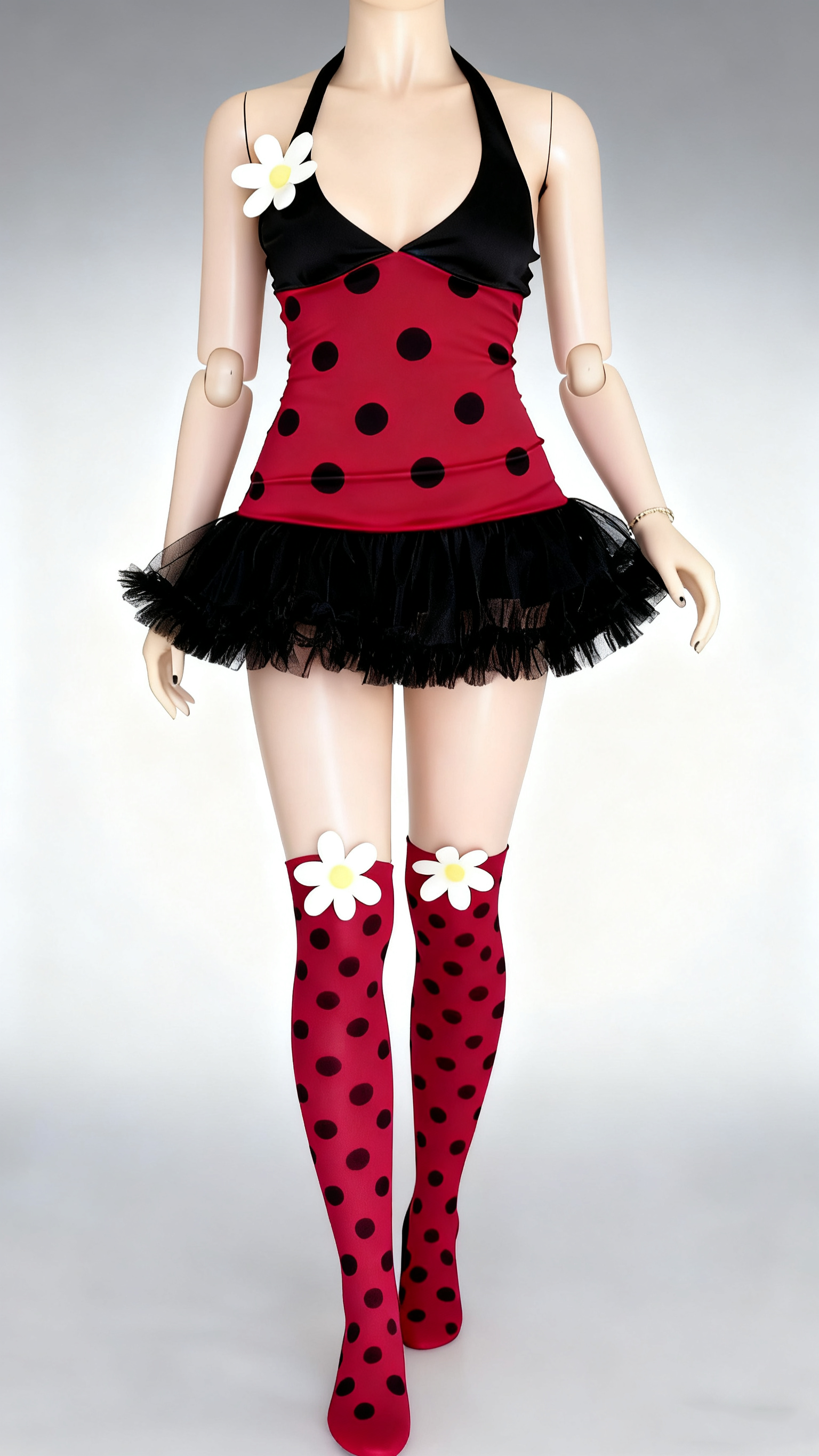 🐞 Halloween Best🎃🎃Cuted Ladybug Cosplay Set