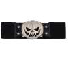 ⏰LAST DAY SALE 50% OFF💥Elastic Waist Belt Trick Or Treat Pumpkin Black