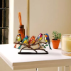 🎖️July 4th Flash Sale: 50% OFF Sitewide! 💕 <strong>Handmade</strong>🌈Colorful Birds on Branch Desktop Ornaments, Buy 2 Save 10%
