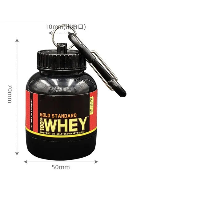 Portable Protein Bottle With Keychain