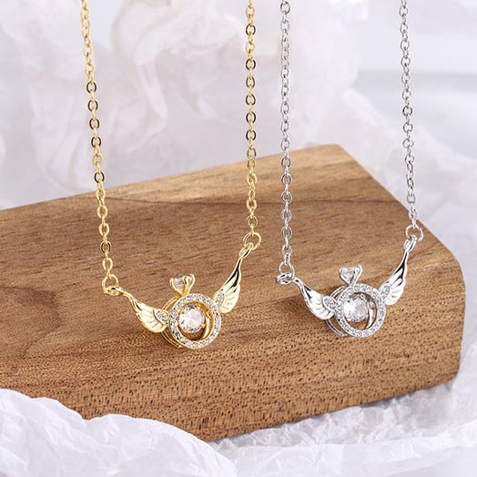 🔥Hot sale 49% OFF🔥Angel Wings Necklace🎉Buy 2 Get Free Shipping