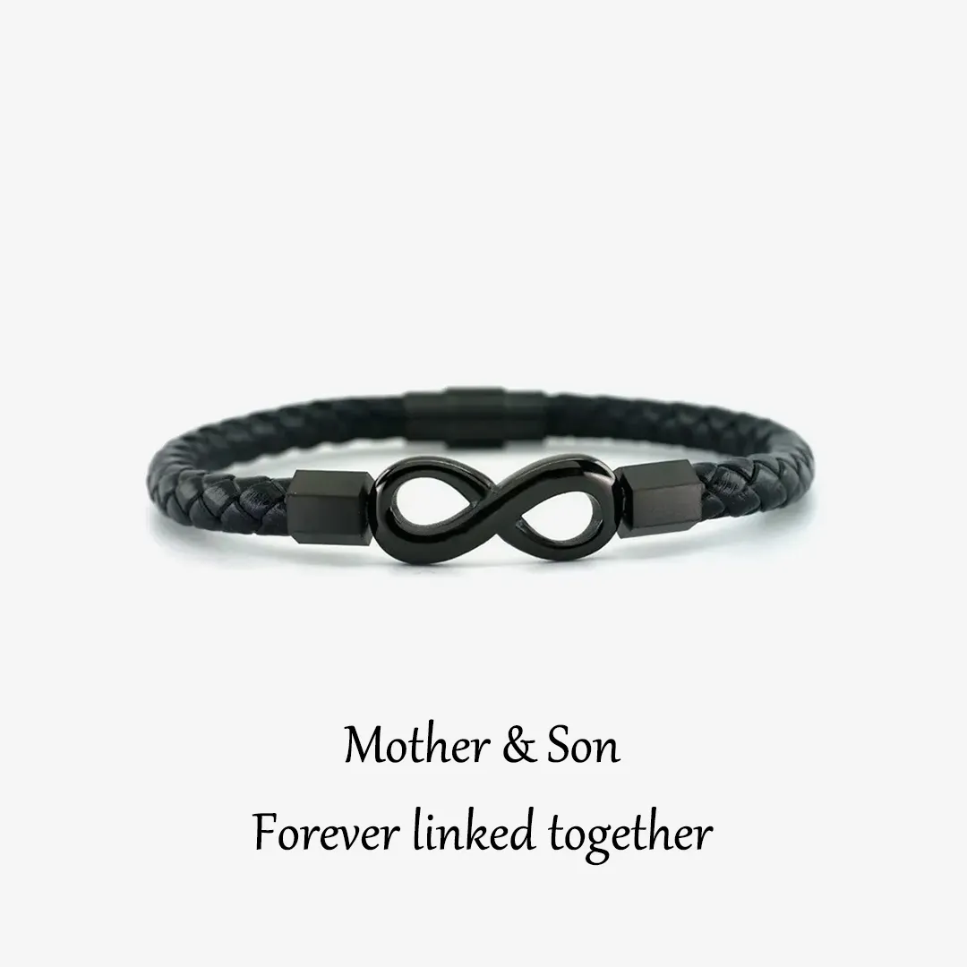 🔥Early Christmas Sale 50% OFF🎄For Son - Ceramic Infinity Braided Bracelet