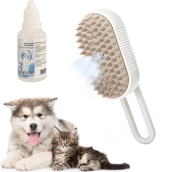 🔥Letzter Tag 49% Rabatt🐾3 in 1 Haustier Grooming Dampfbürste