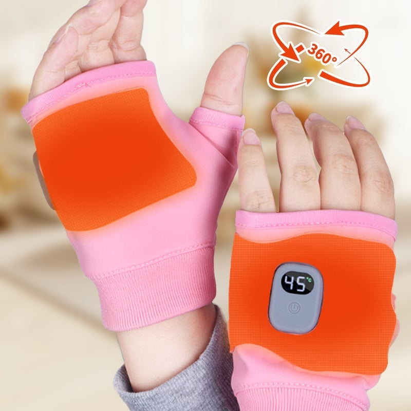 🎄Weihnachtsaktion 49% Rabatt🎄 Smarte thermostatische beheizte Handschuhe ohne Finger