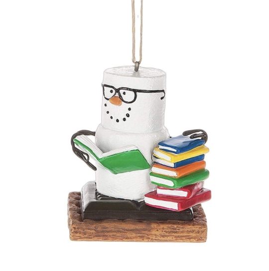 Book Lovers Heart Ornament