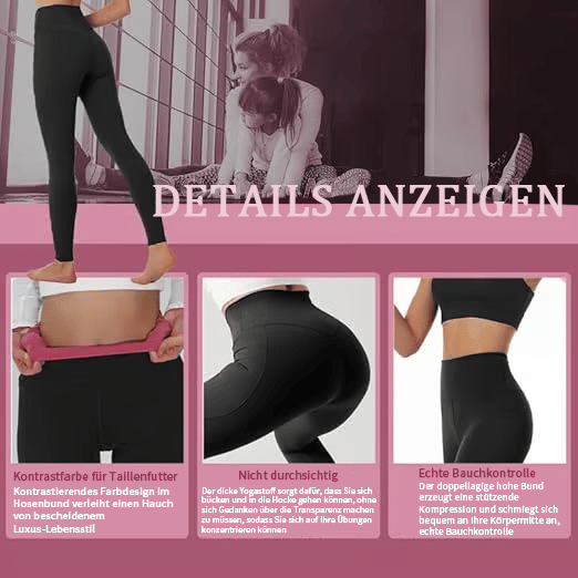 🎁Letzter Tag 49% RABATT🔥Hochtaillierte Bauchkontrollierende Formende Trainingsleggings🔥