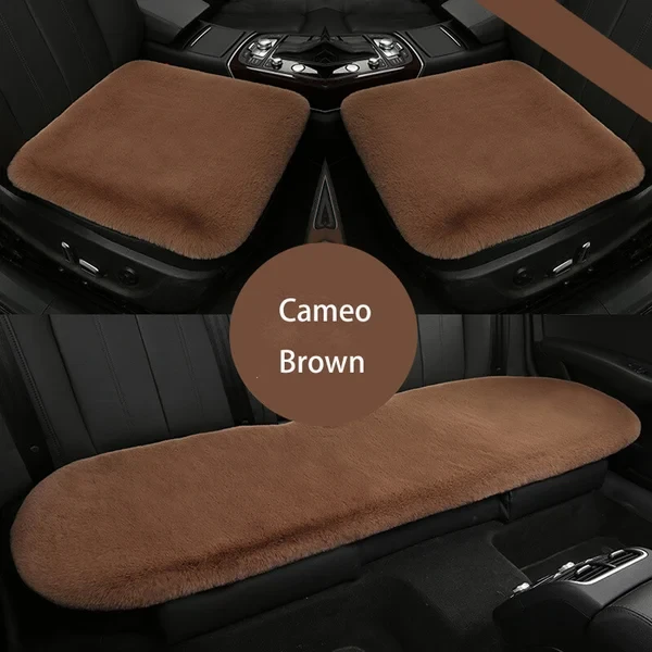 Plush Car Seat Cushion.