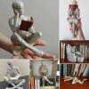 Nordic Modern Reading Woman Statue