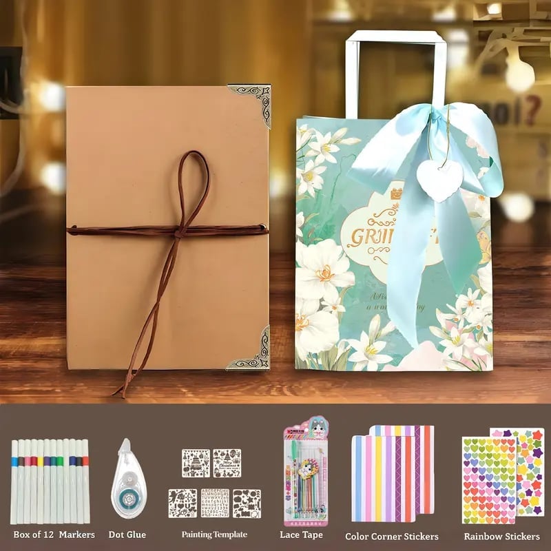 🎁TikTok Last Day Sale - 70% OFF🎉The Memory Keeper: 99+ Inch Accordion Scrapbook Album📚