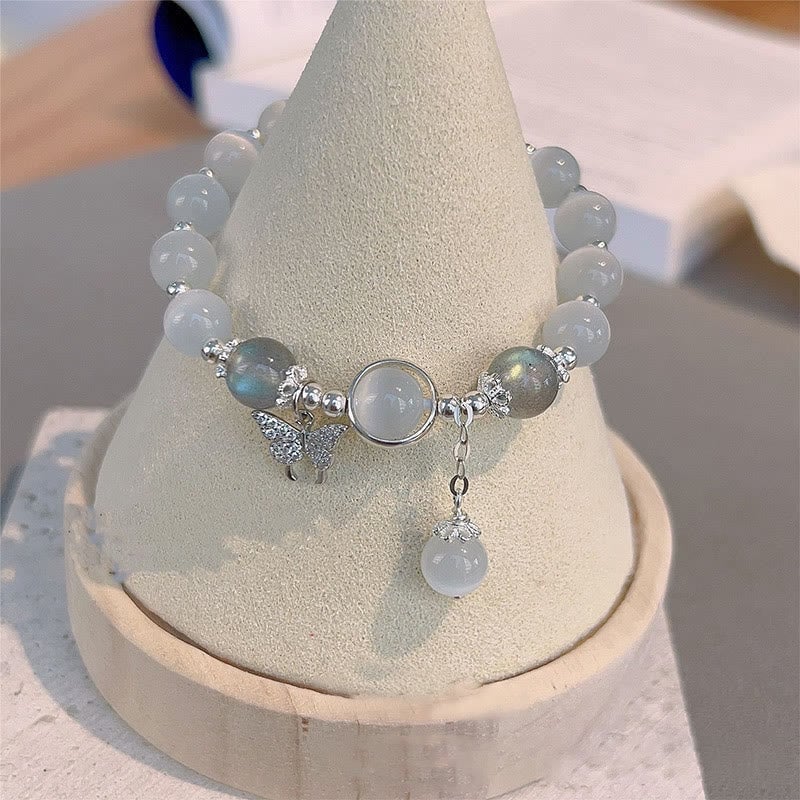 🥳Bring Positive Energy Butterfly Cat's Eye Chrysoberyl Bracelet