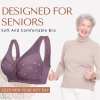 Pay 1 Get 3 packs🌷2023 New Design for Senior Front Closure Cotton Bra