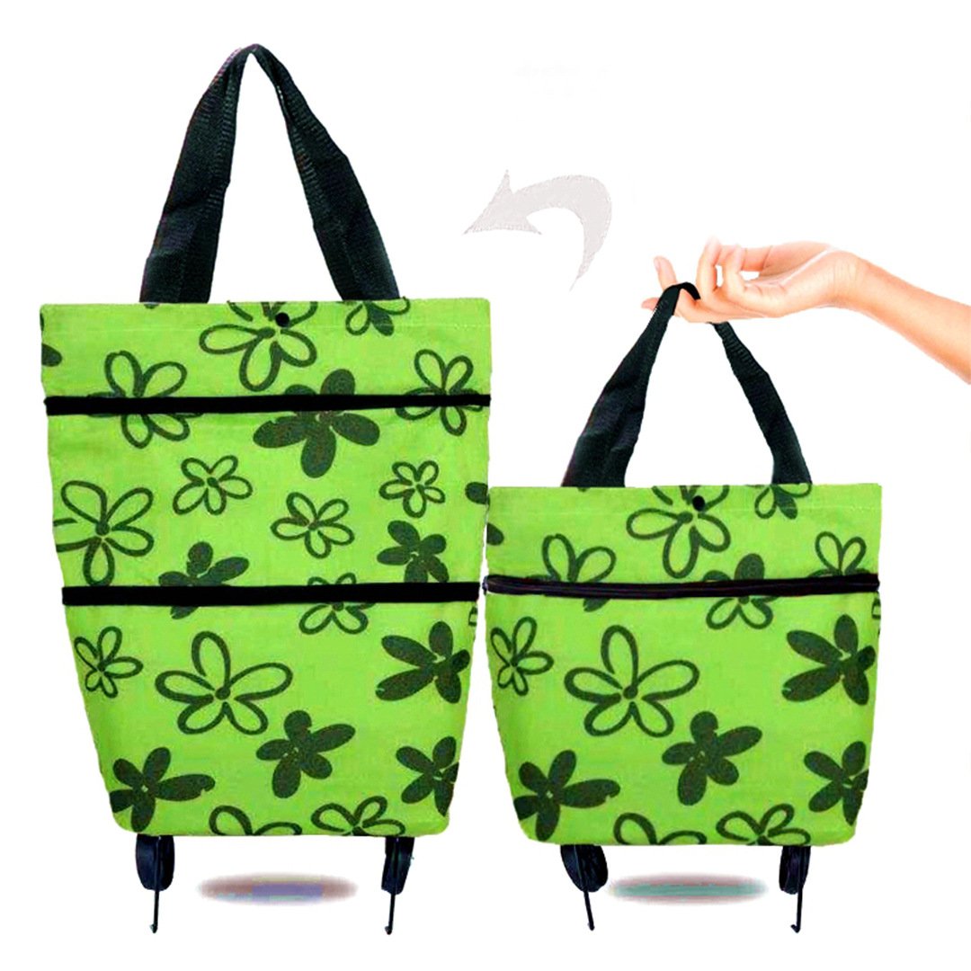 🎁TikTok Last Day Sale - 70% OFF🎉Foldable Shopping Trolley Tote Bag