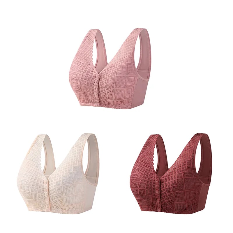 🎁LAST DAY 45% OFF🎁Plus Size Cotton Front Button Bra