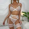 Love To Love You Strappy Crochet Style Lingerie