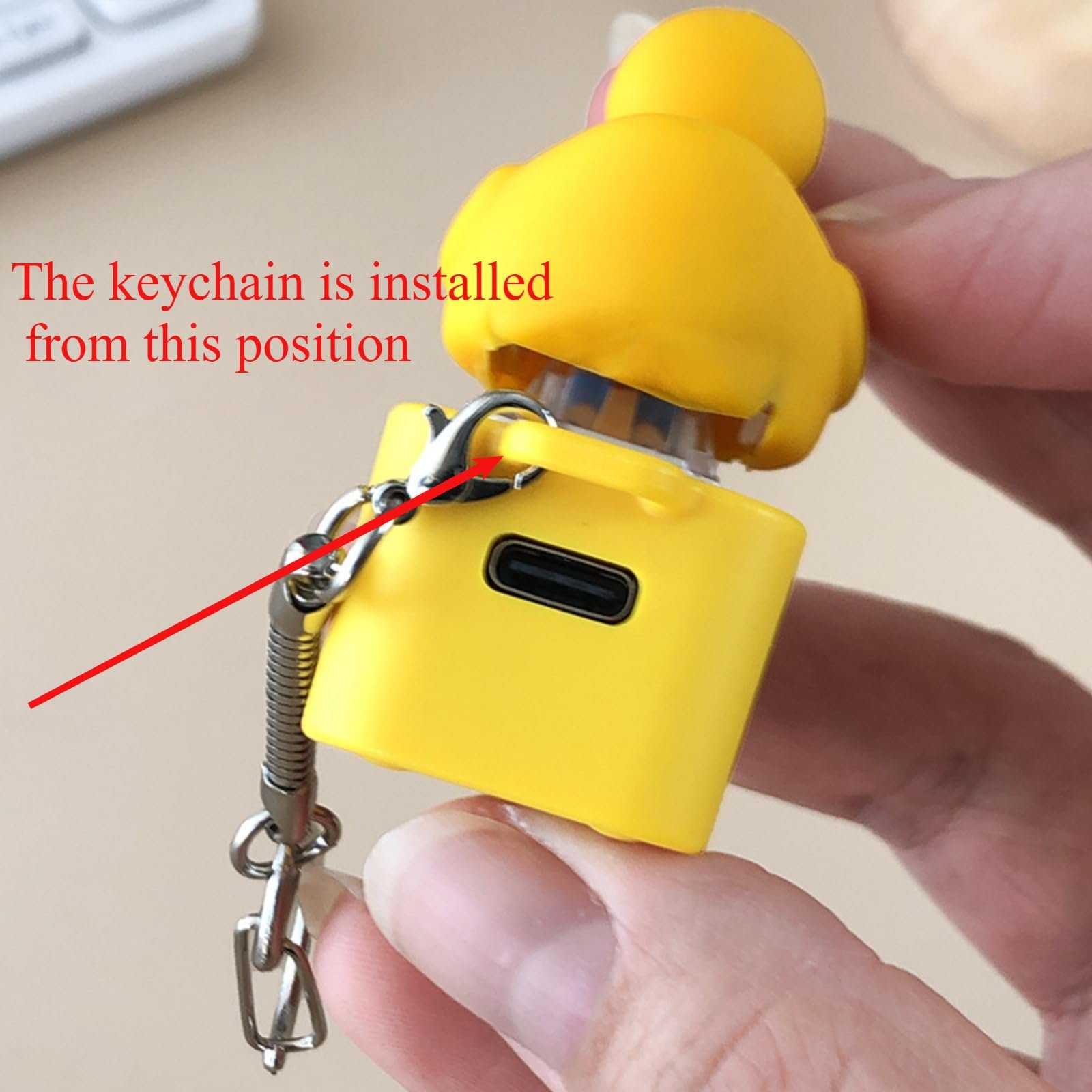 🔥Last Day Promotion 50% OFF🔥Rechargeable Frog Croaking Keychain